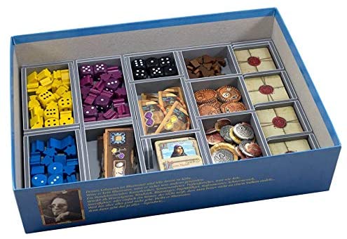 Folded Space Voyages of Marco Polo V2 and Expansions Board Game Box Inserts