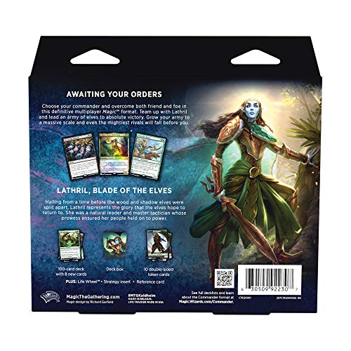 Magic: The Gathering Kaldheim Commander Deck Elven Empire | 100 Card Ready-to-Play Deck | Green-Black