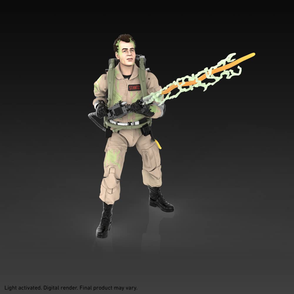 Ghostbusters Plasma Series Glow-in-The-Dark Ray Stantz Toy 15-cm-Scale Collectible Classic 1984 Ghostbusters Figure for Kids Ages 4 and Up, Multicolor, F4849