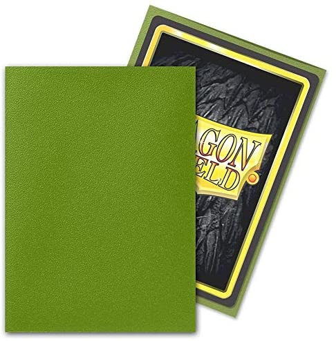 Dragon Shield 60ct Japanese Mini Card Sleeves Display Case (10 Packs) - Matte Olive Green