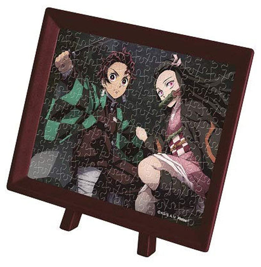 Ensky 150 Piece Mame Puzzle Jigsaw Puzzle Demon Blade Charcoal-Jiro and Nezuko (3.0 x 4.0 inches (7.6 x 10.2 cm)
