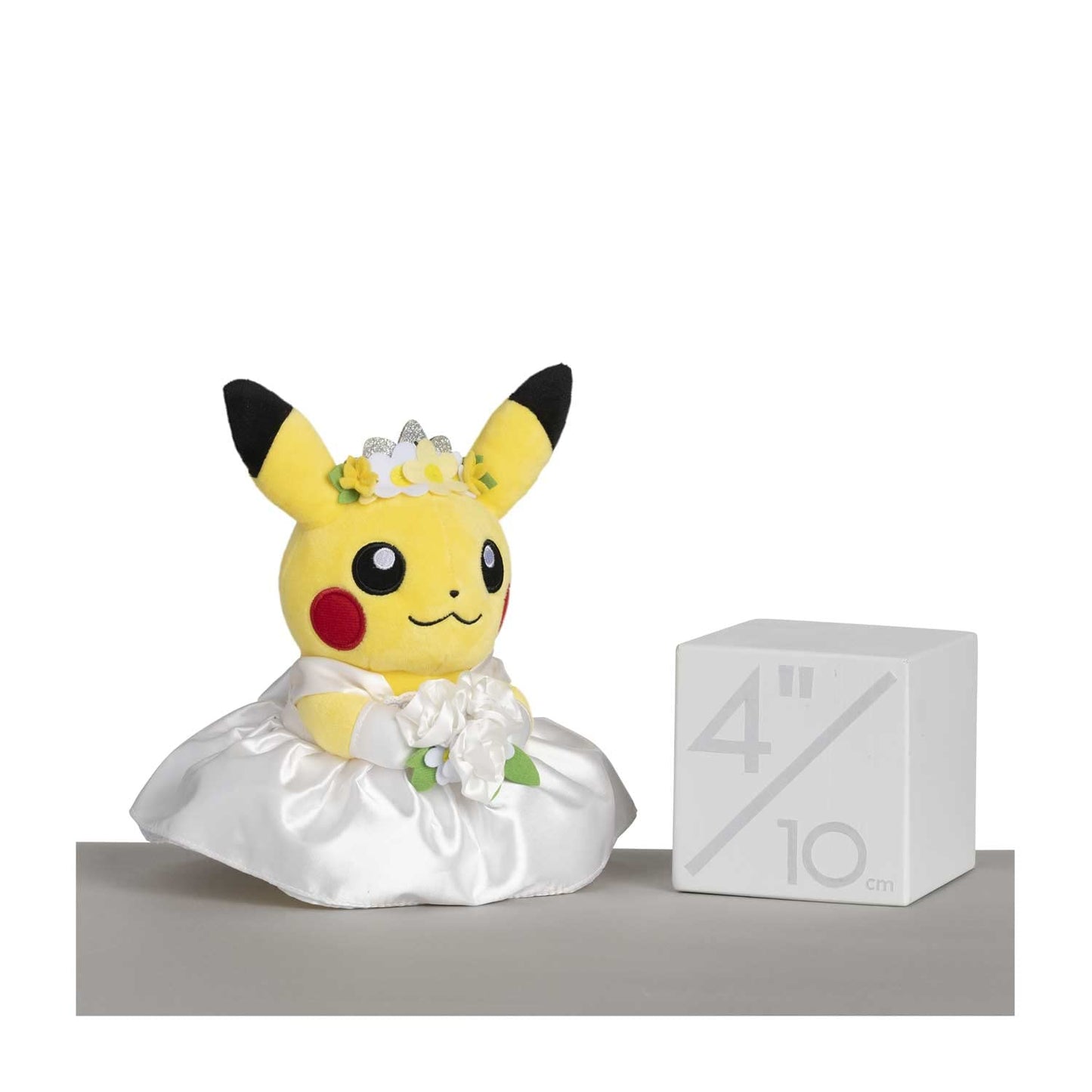 Pokemon Center: Pikachu Wedding - Dress Pikachu (Female) Plush, 8 Inch