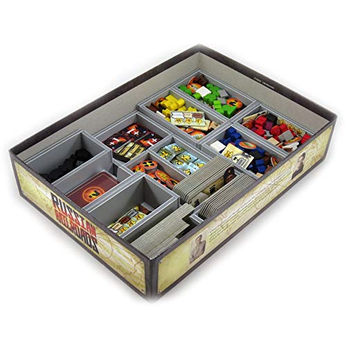 Folded Space Russian Railroads and German Board Game Box Inserts