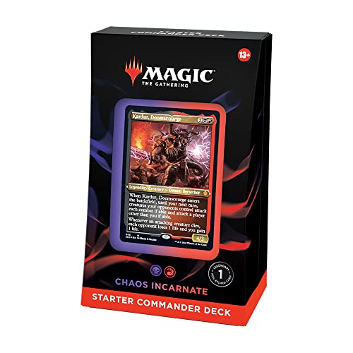 Magic: The Gathering Starter Commander Deck – Chaos Incarnate (Black-Red)