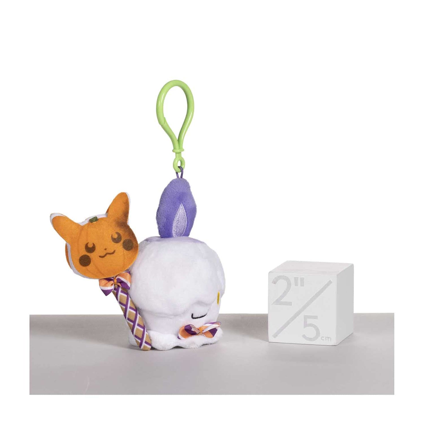 Pokemon Center: Pumpkin Celebration Litwick Poké Plush Keychain