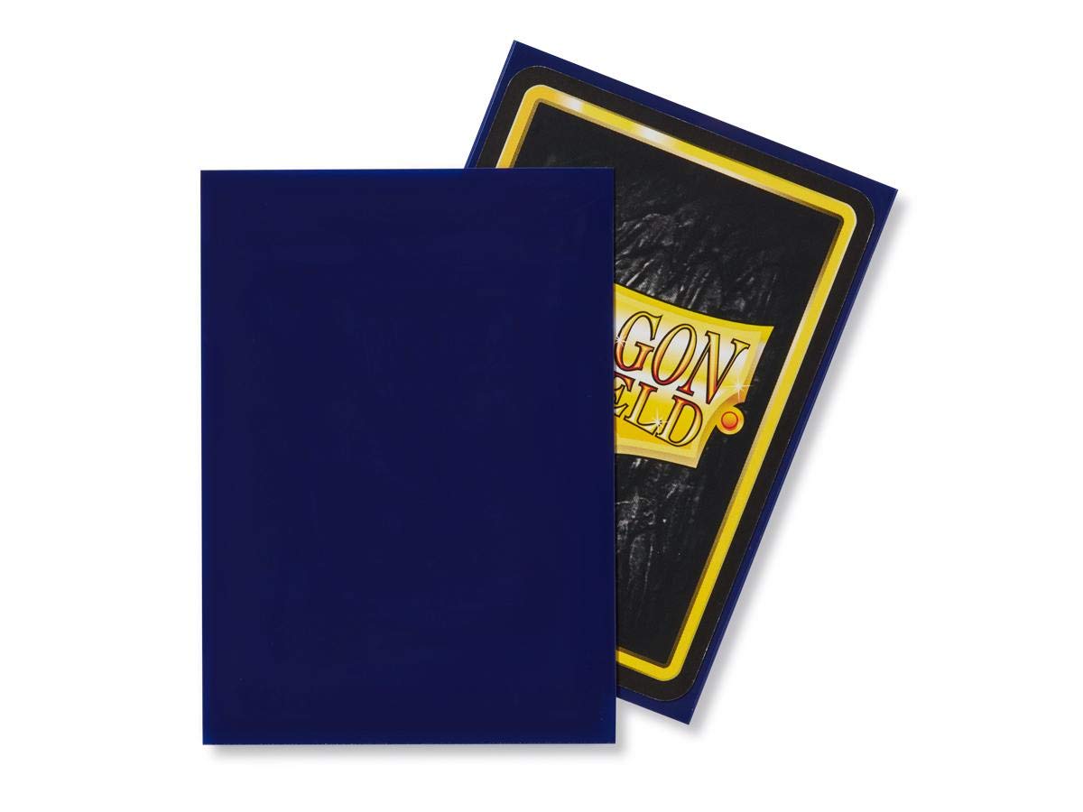 10 Packs Dragon Shield Classic Night Blue Standard Size 100 ct Card Sleeves Display Case