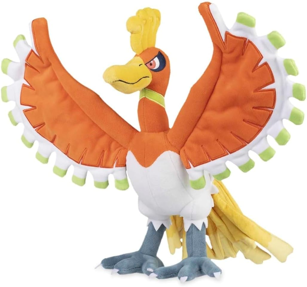 Pokemon Center: Ho-Oh Poké Plush, 13 ¾ Inch