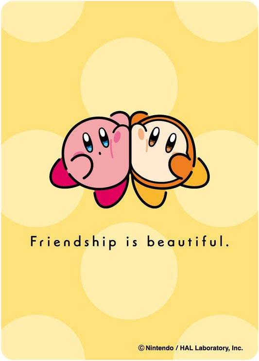 Ensky Players 80ct Card Sleeves - Character Kirby Play with Waddle Dee "Nakayoshi" (EN-1497)