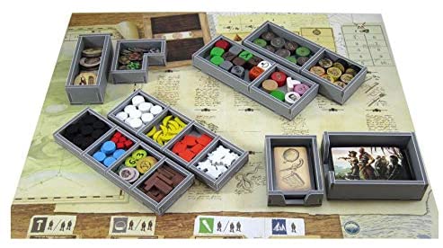 Folded Space Robinson Crusoe 2nd Edition and Expansions Board Game Box Inserts