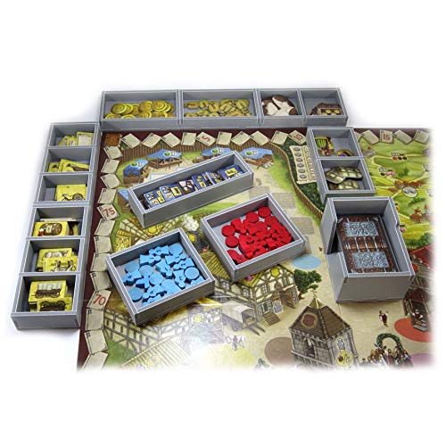 Folded Space Village and Expansions Board Game Box Inserts