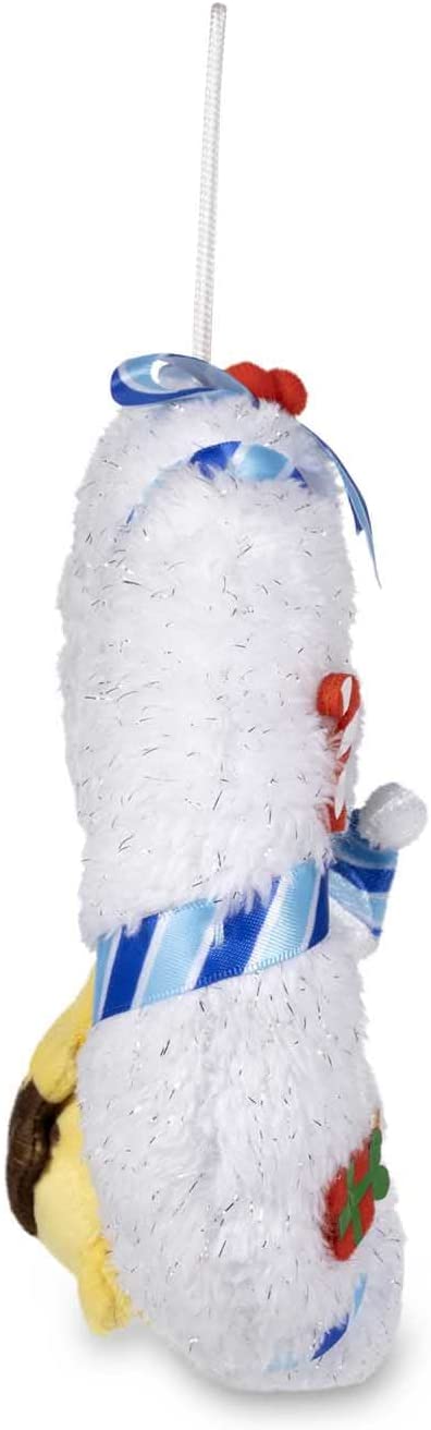 Pokemon 8 Inch Poke Plush - Undersea Holiday Pikachu & Piplup Holiday Wreath