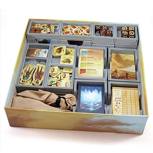 Folded Space Near and Far Amber Mines Board Game Box Inserts
