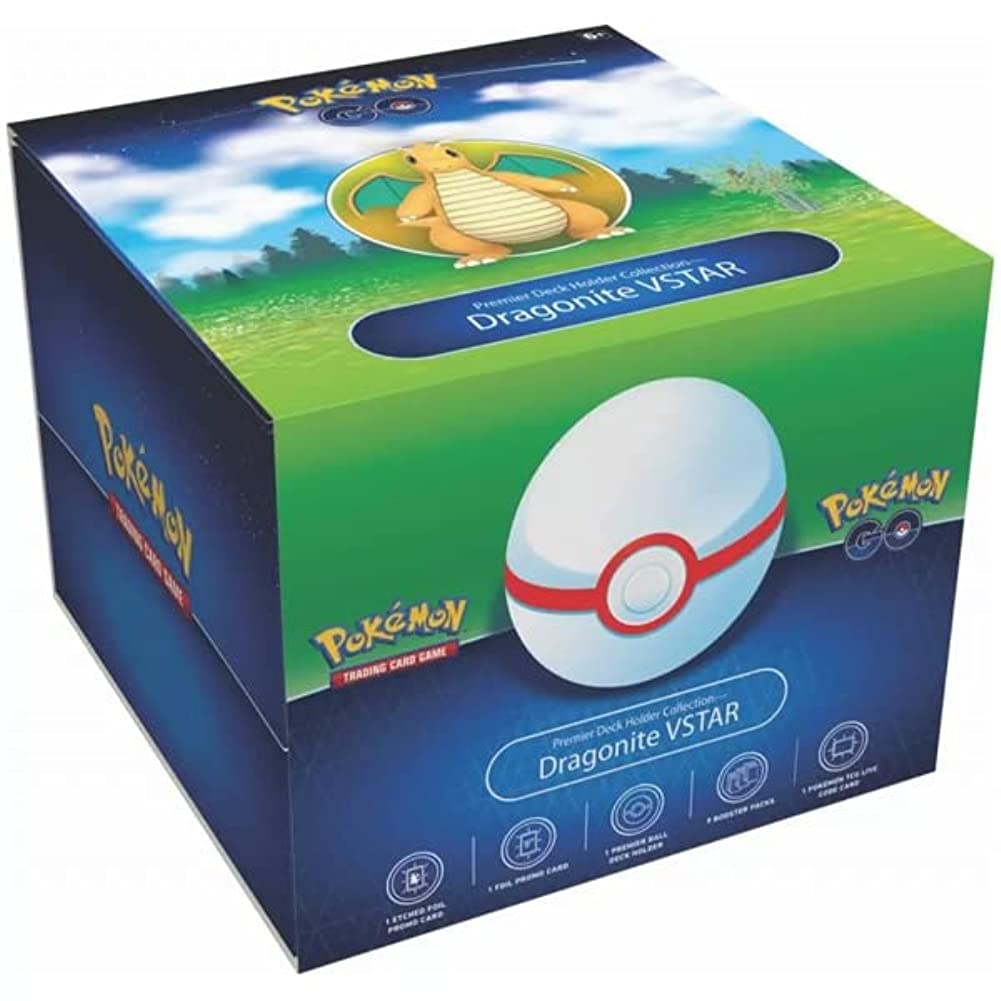 Pokemon TCG: Pokemon GO Premier Deck Holder Collection—Dragonite VSTAR