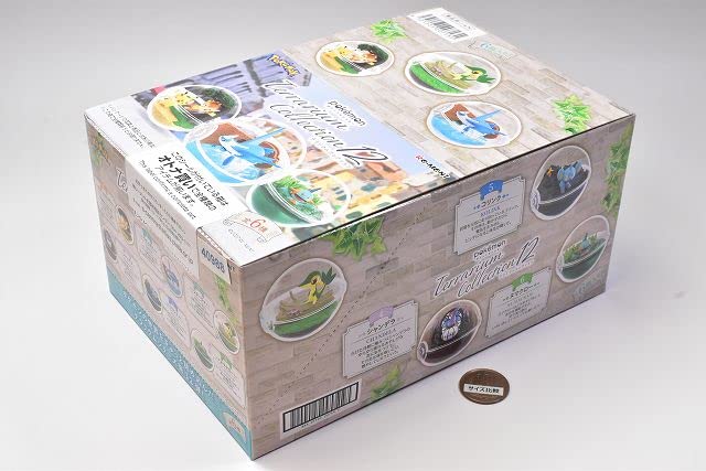 Re-Ment Pokemon Terrarium Collection 12 Box Product, 6 Types, Approx. H 3.9 x W 2.8 x D 2.8 inches (100 x 70 x 70 mm), PVC