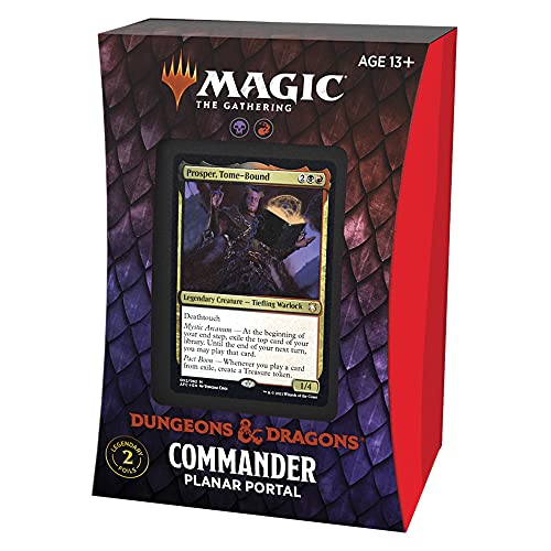 Magic: The Gathering Adventures in The Forgotten Realms Commander Deck – Planar Portal (Red-Black)