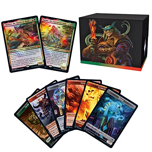 Magic: The Gathering Kamigawa: Neon Dynasty Commander Deck Upgrades Unleashed (Red-Green)