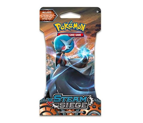 Pokemon Trading Card Game XY Steam Siege Booster HANGER Pack (10 Cards)