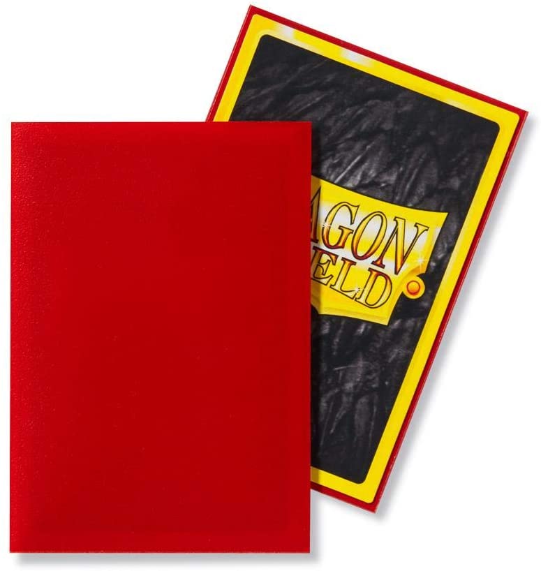 Dragon Shield 60ct Japanese Mini Card Sleeves - Matte Crimson Red
