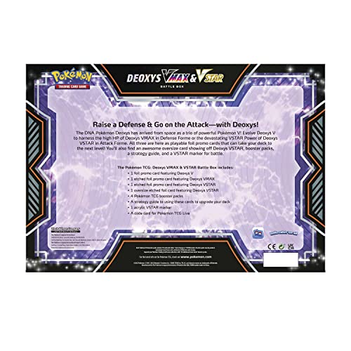Pokemon TCG: Deoxys VMAX VSTAR Battle Box
