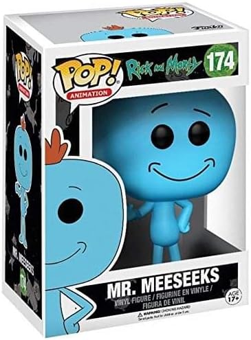 Funko POP Animation Rick and Morty Mr. Meeseeks (Styles May Vary) Action Figure