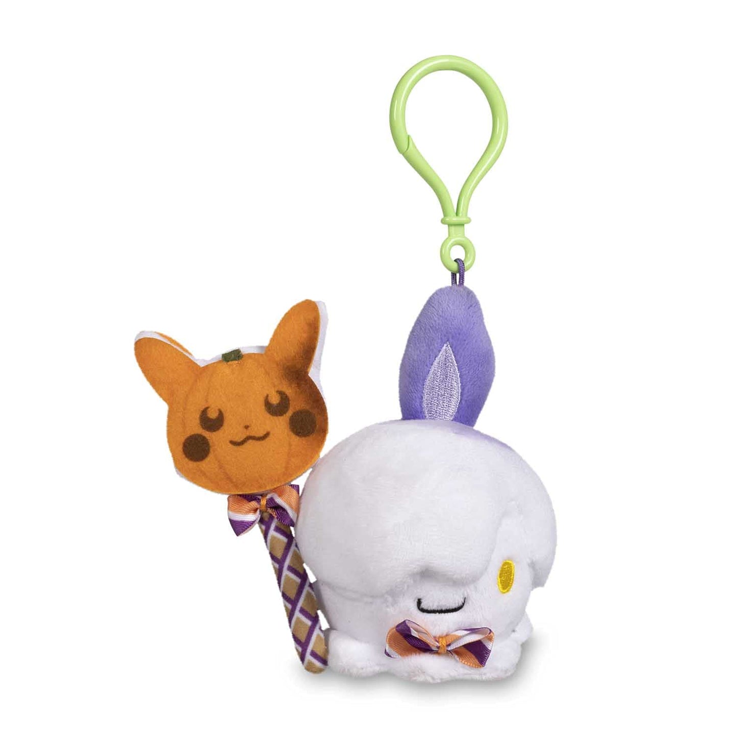 Pokemon Center: Pumpkin Celebration Litwick Poké Plush Keychain