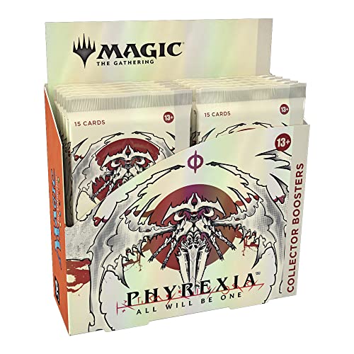 Magic: The Gathering Phyrexia: All Will Be One Collector Booster Box | 12 Packs (180 Magic Cards)