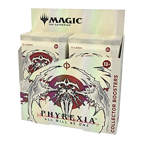 Magic: The Gathering Phyrexia: All Will Be One Collector Booster Box | 12 Packs (180 Magic Cards)