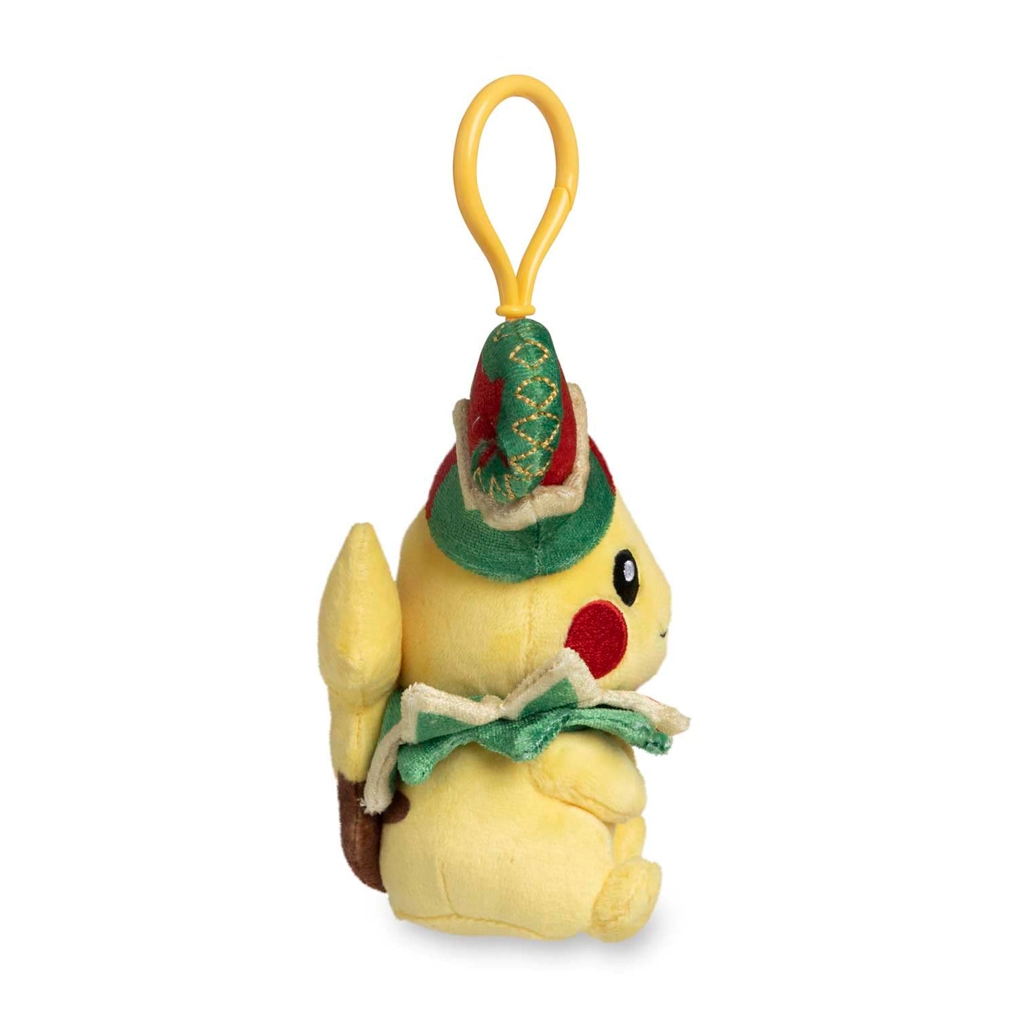Pokemon Center: Pikachu Pokemon Holiday Workshop Plush Key Chain
