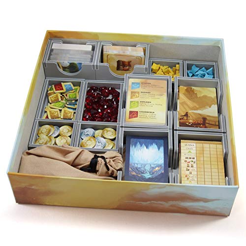 Folded Space Near and Far Amber Mines Board Game Box Inserts