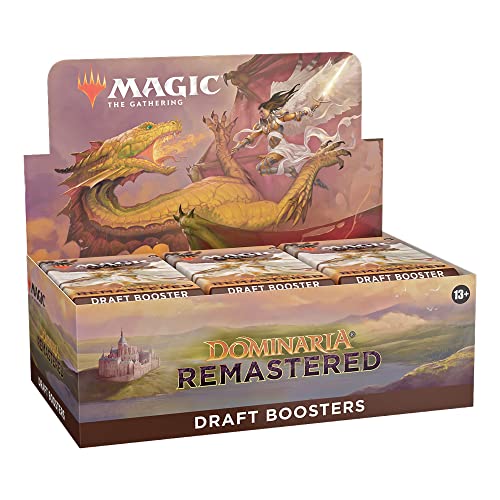 Magic: The Gathering Dominaria Remastered Draft Booster Box | 36 Packs (540 Magic Cards)