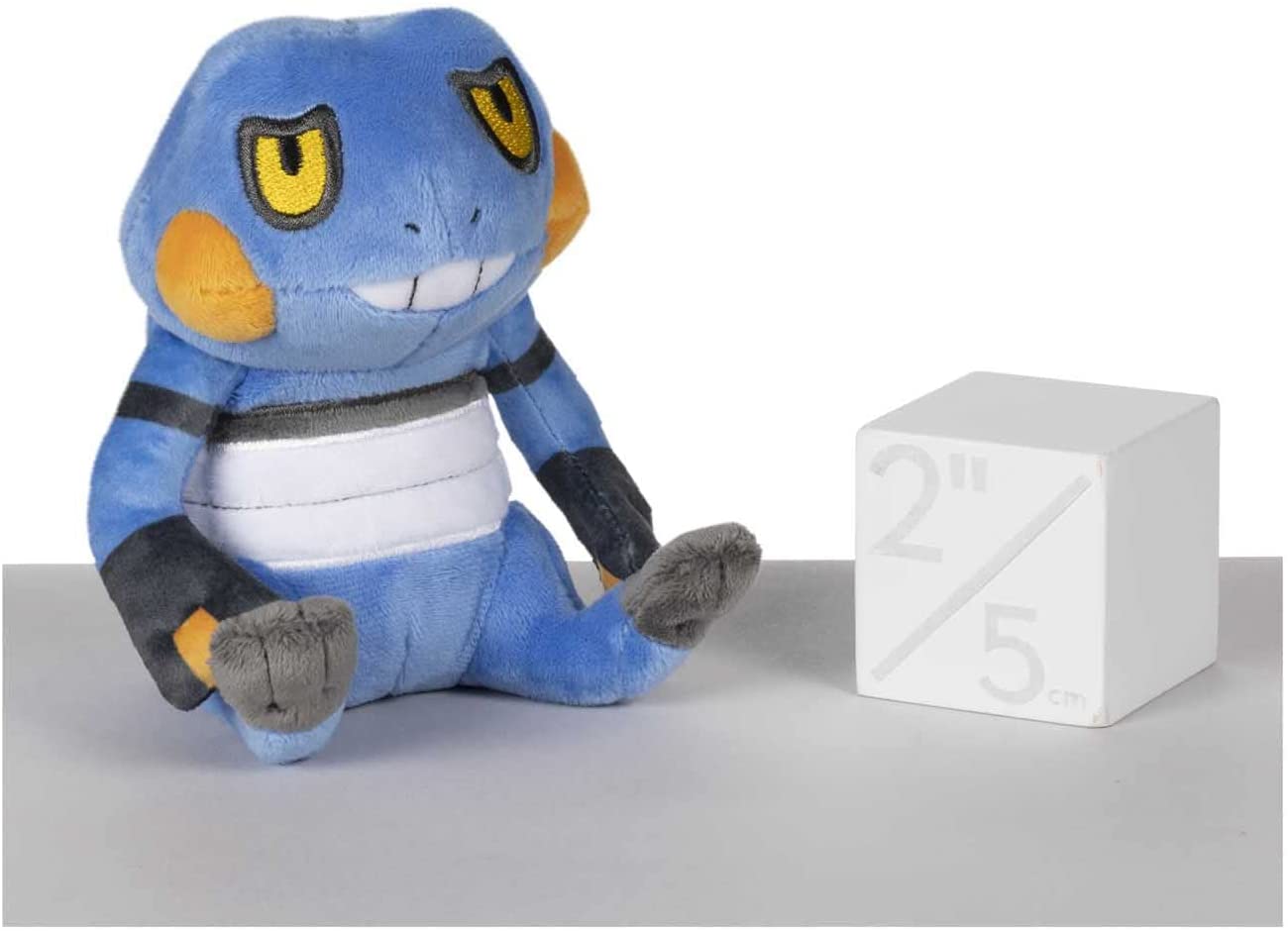 Pokemon Center: Sitting Cuties: Croagunk Plush # 453 - Generation 4 - 6 In