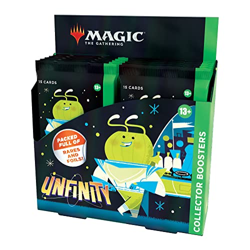 Magic: The Gathering Unfinity Collector Booster Box | 12 Packs + Box Topper (181 Magic Cards)