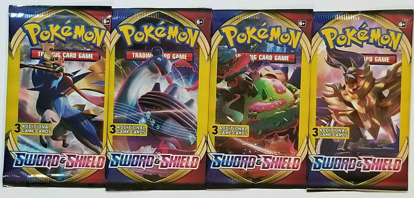 Pokemon Sword & Shield SWSH01 3-Card Booster Pack