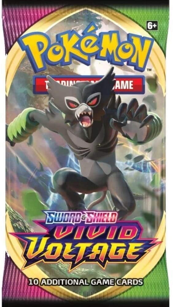 Pokemon TCG SS04 Vivid Voltage Booster Pack - 10 Cards