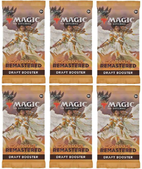 6 Packs MTG Draft Booster Pack Lot MTG Dominaria Remastered