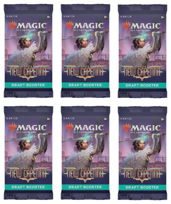 6 Packs MTG Draft Booster Pack Lot MTG Streets of New Capenna