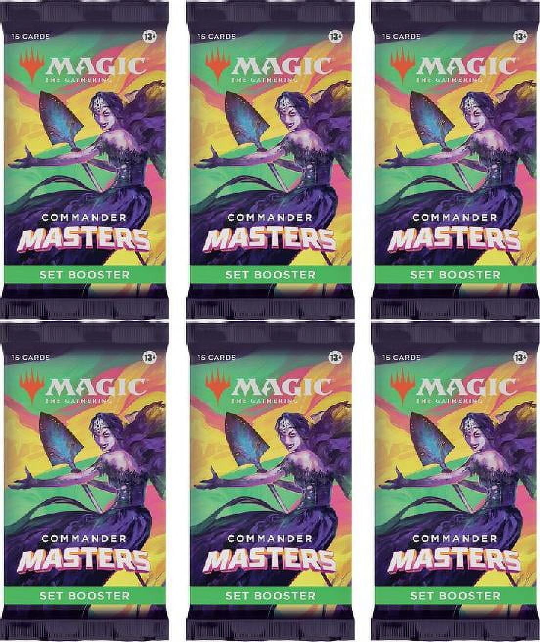 6 Packs MTG Set Booster Pack Lot MTG Commander Masters