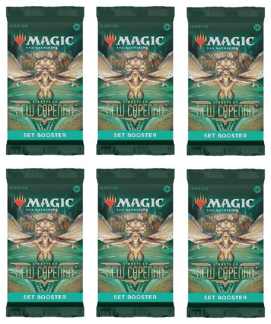 6 Packs MTG Set Booster Pack Lot MTG Streets of New Capenna