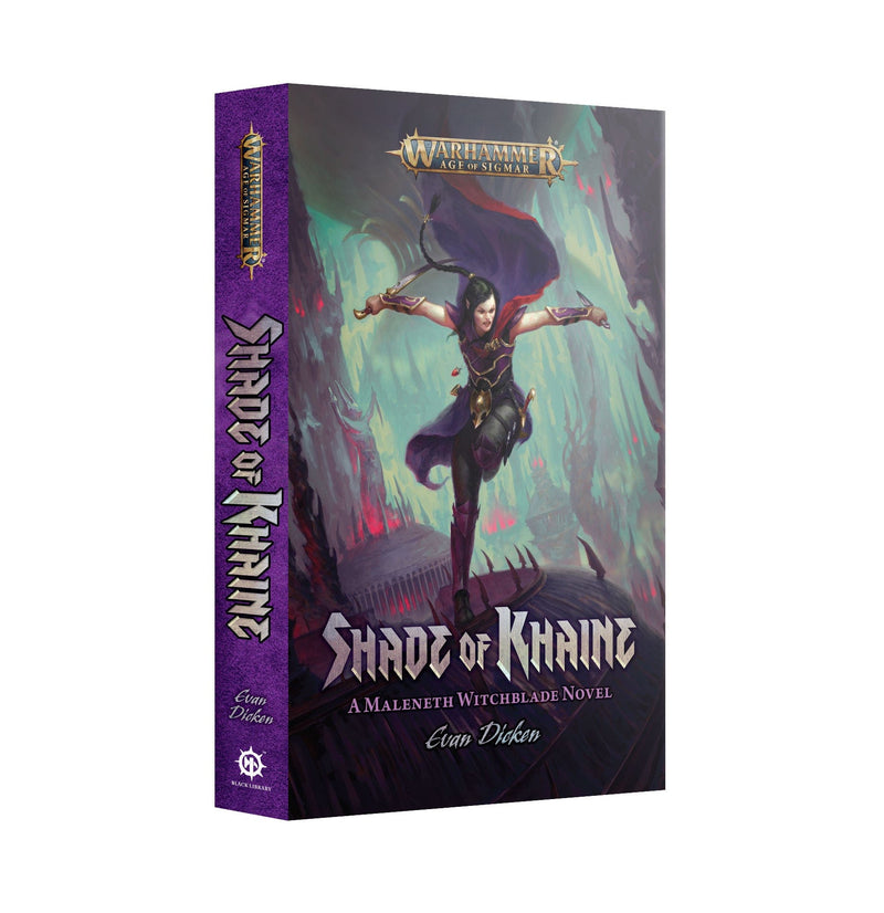 Games Workshop - Black Library - Warhammer Age of Sigmar - Shade of Khaine a Maleneth Witchblade Novel by Evan Dicken (PB)