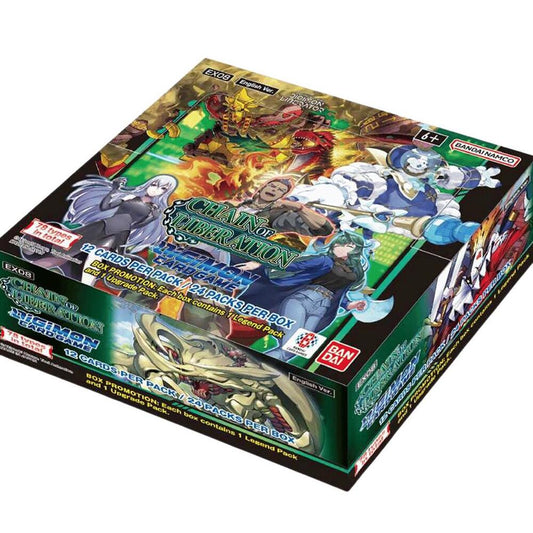 Bandai Digimon CCG Chain of Liberation Booster Box (24 Packs) - Presale Ships 1/10/2025