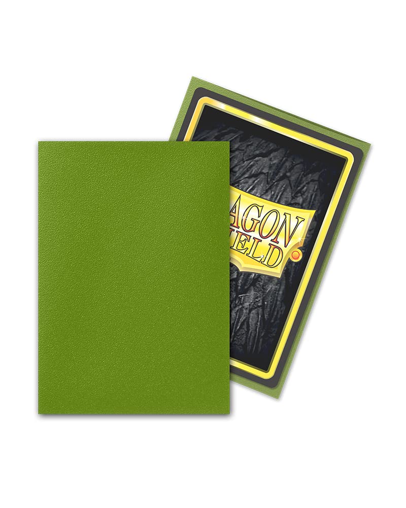 Dragon Shield Japanese Size Sleeves Matte Olive 60CT - Card Sleeves Smooth & Tough - Compatible with Pokemon, Yu-Gi-Oh!, & More TCG, OCG