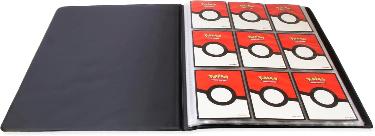 Ultra PRO - Scarlet & Violet: Destined Rivals 9-Pocket Portfolio for Pokémon | Trading Card and Pokémon Card Binder Album that Protects Up to 126 Single-Loaded Cards | 252 double-loaded cards