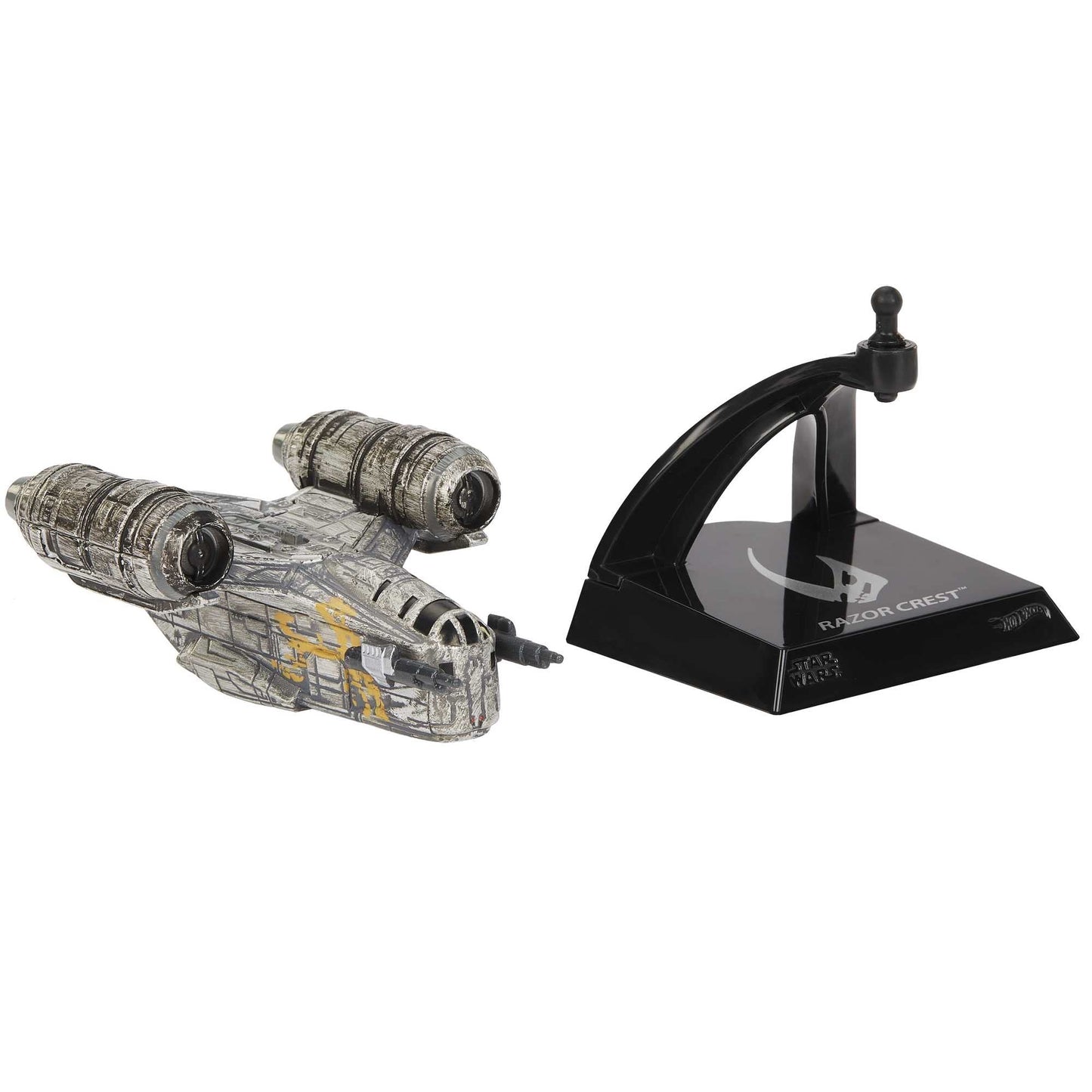 Hot Wheels Star Wars Starships Select, Premium Replica of Razor Crest, Moveable Parts, Premium Stand, Gift for Adult Collectors