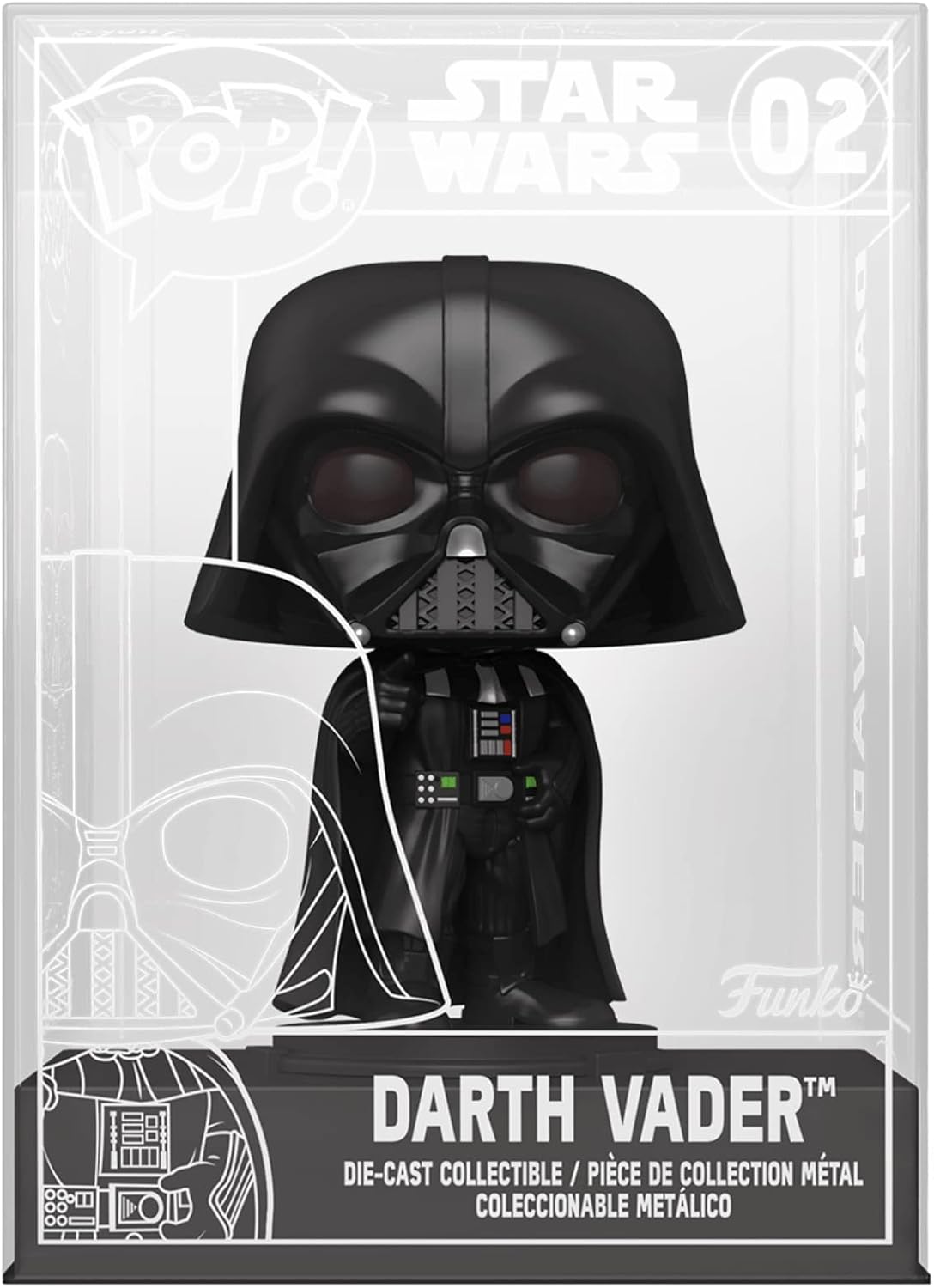 Funko Pop! Die-Cast Star Wars Darth Vader Funko Shop Exclusive Figure #02