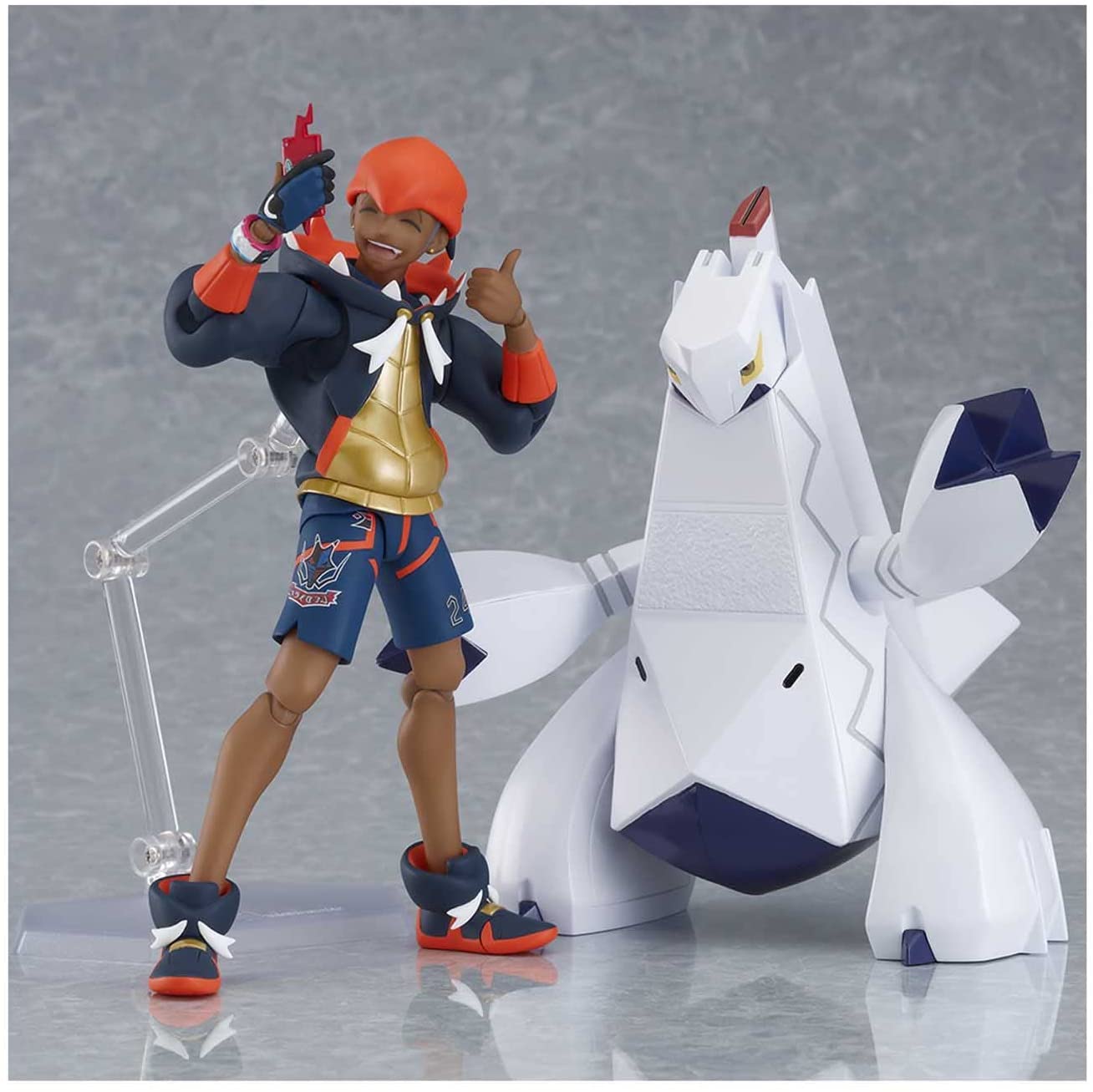Pokemon Figma Action Figure - Raihan with Duraludon & Rotom Phone