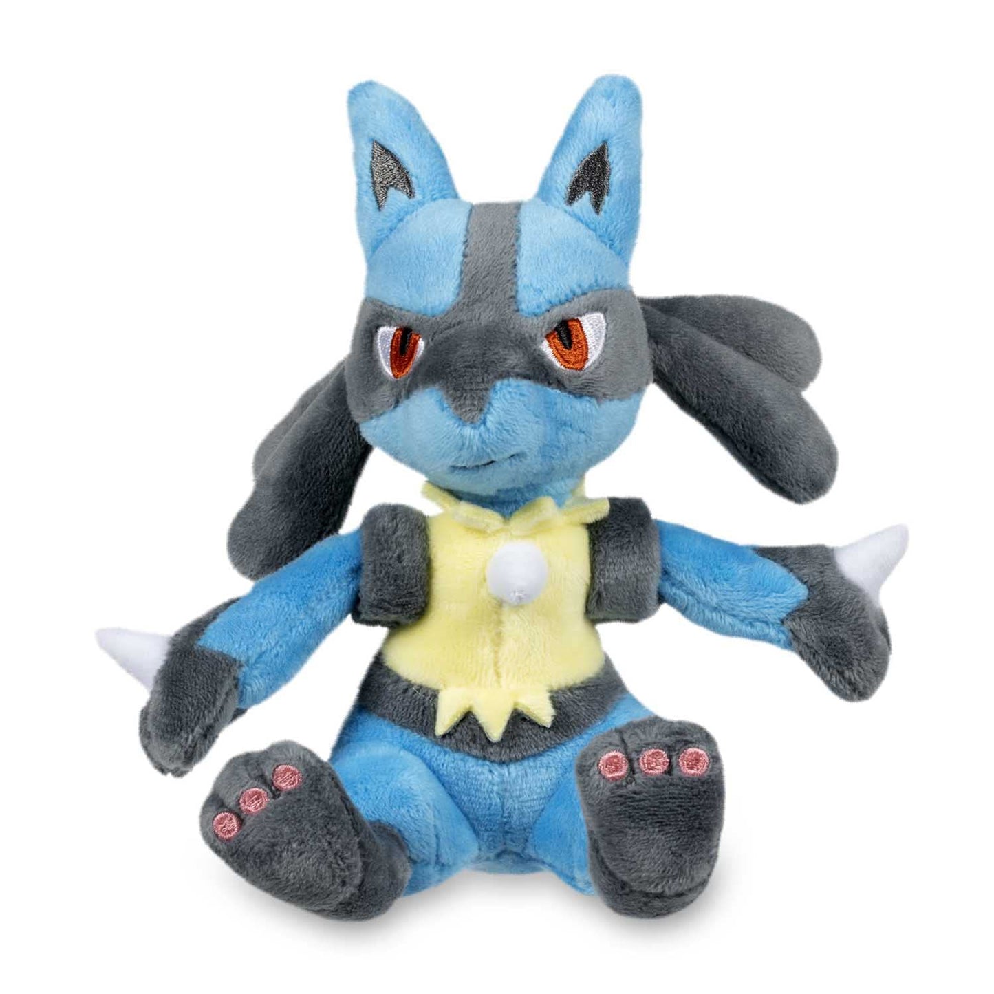 Pokemon Center: Lucario Sitting Cuties Plush, 6 Inch