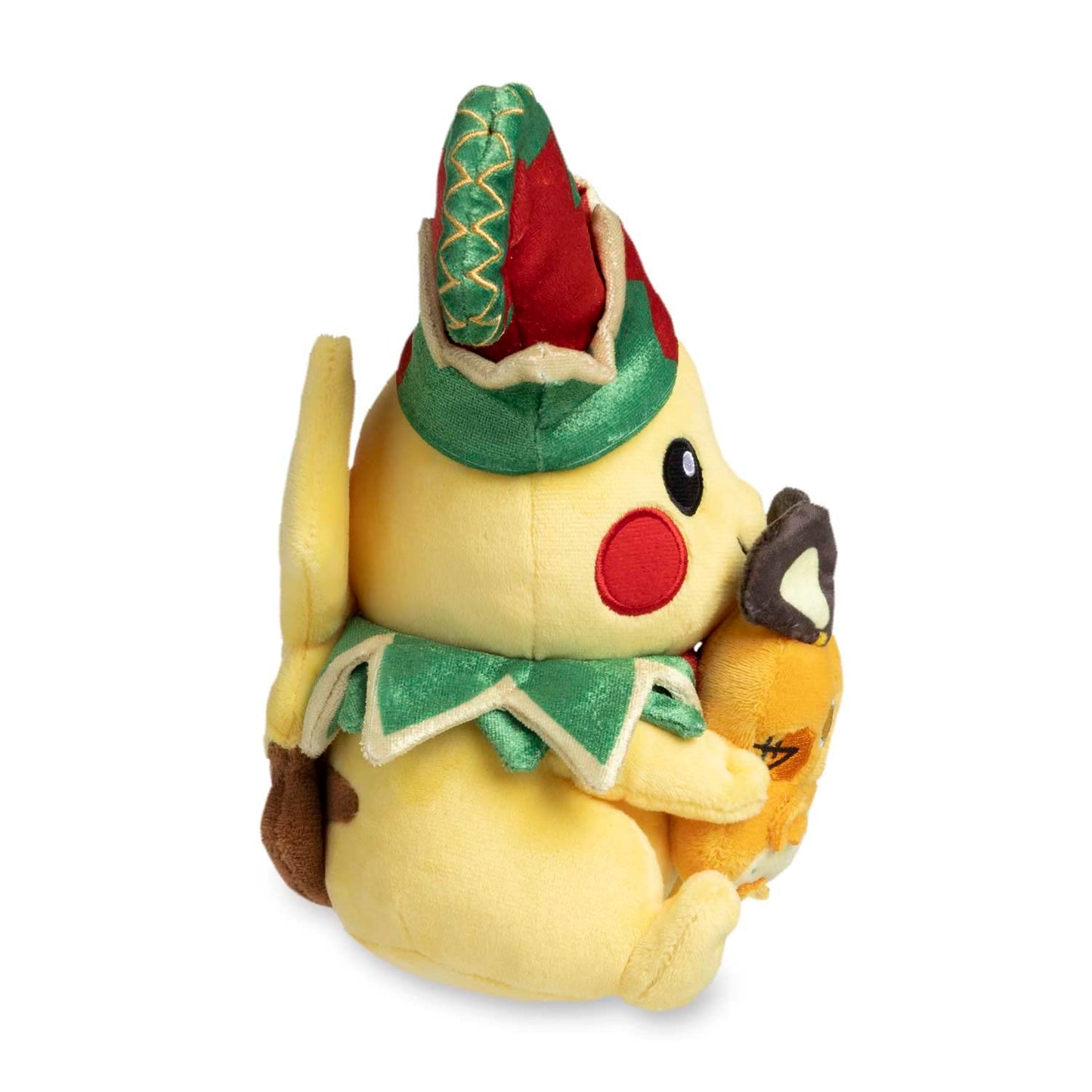 Pokemon Center: Pikachu and Robot Dedenne Toy Pokemon Holiday Workshop Poké Plush, 8 ¾ Inch