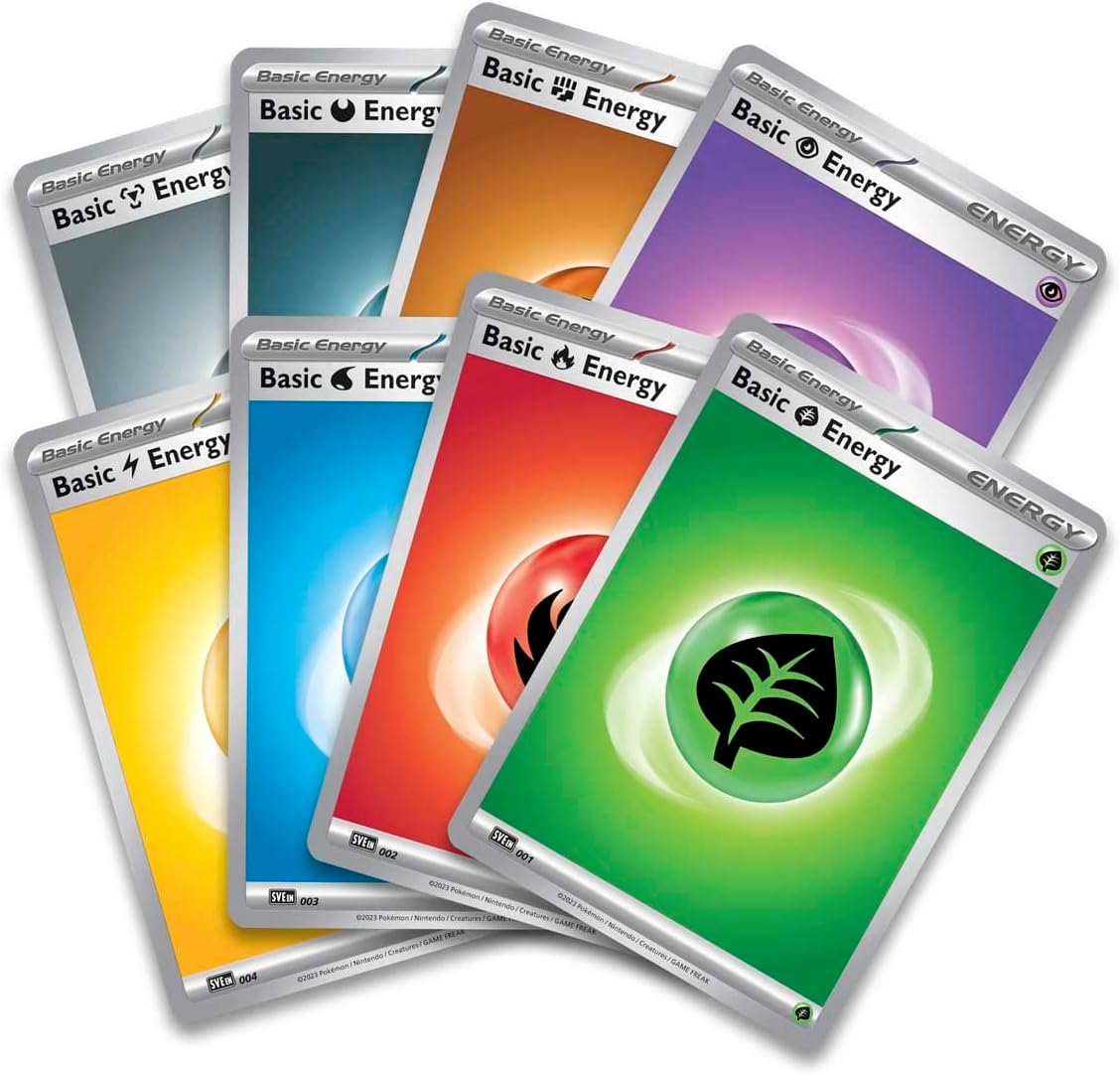 Pokemon TCG: Scarlet and Violet Elite Trainer Box - Miraidon Purple (1 Full Art Promo Card, 9 Boosters and Premium Accessories)