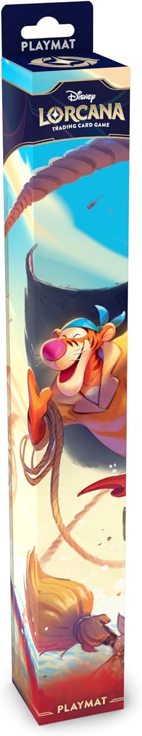 Ravensburger Disney Lorcana TCG: Archazia's Island Playmat featuring Tigger - In The Crow's Nest | Protects Cards | Versatile Game, Desk, or Mouse Pad | Durable Non-Slip Surface | Suitable for Ages 8+