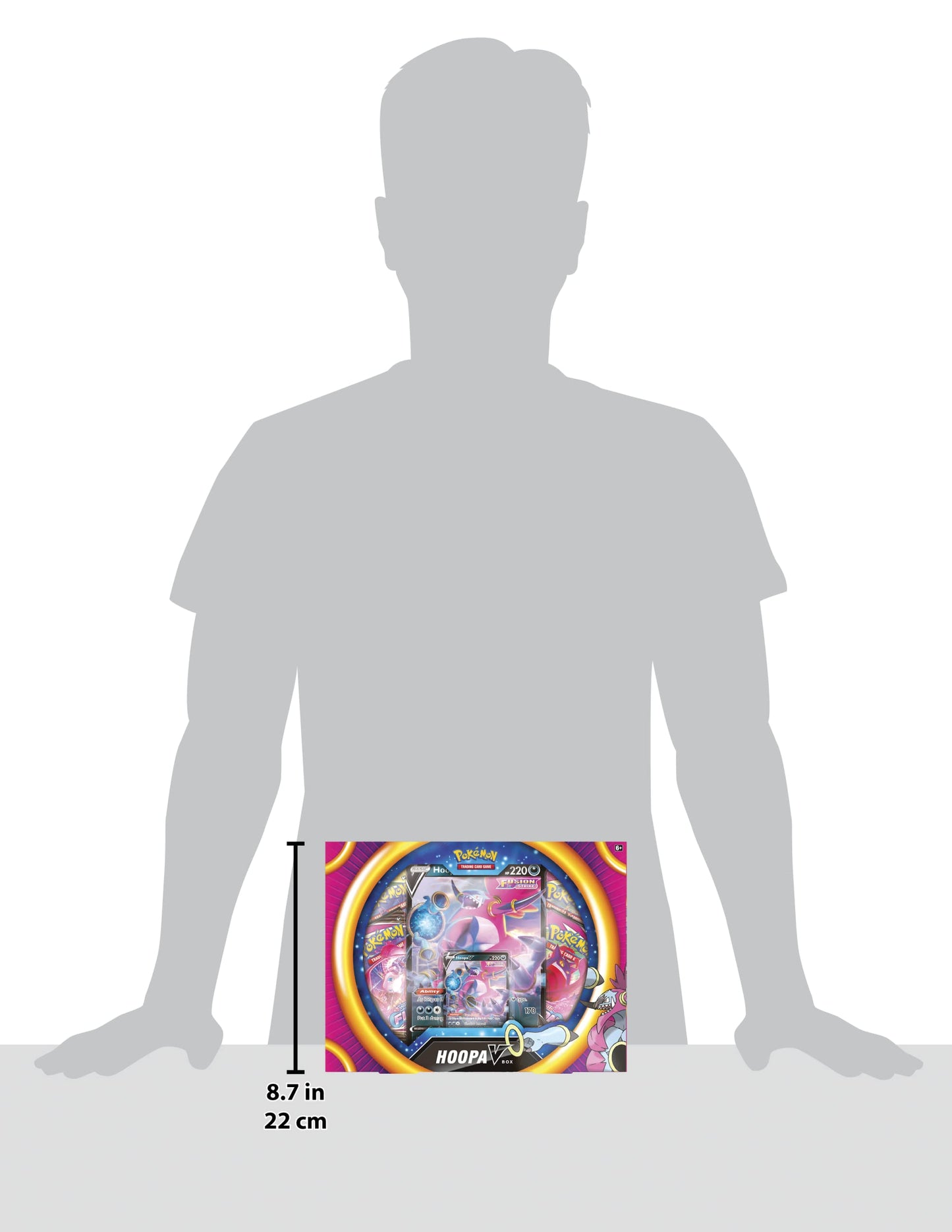 Pokemon | Hoopa V Box | Card Game | Ages 6+ | 2 Players | 10+ Minutes Playing Time